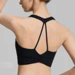 Factory Newest Design Premium Running Outfits Sports Bra with Molded Chest Cups, Hollow Back Yoga Bralette for Women High-Intensity Workout Tops