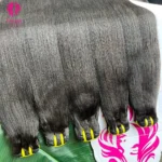 Factory Price 100% Brazilian Virgin Human Hair Weaving 10-30" Light Yaki Straight Real Hair Weft Extensions Bundles