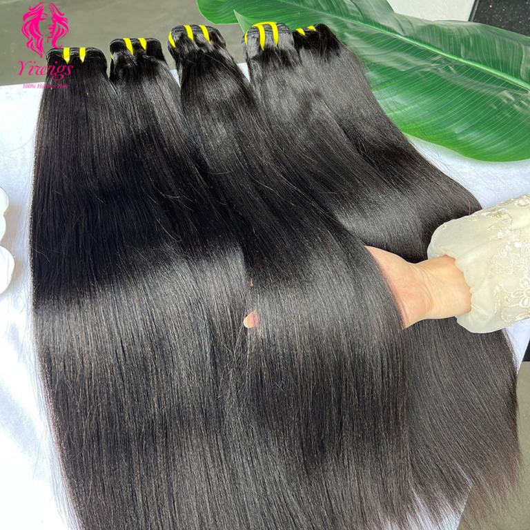 Factory Price 100% Brazilian Virgin Human Hair Weaving 10-30" Light Yaki Straight Real Hair Weft Extensions Bundles