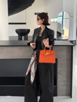 Factory price direct sale palm print platinum bag handbag large capacity bag for women 2026 new style trendy single shoulder crossbody light luxury