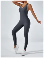 Fashion Quick Dry Sports Bra Active Wear Fitness Skinny One Pieces Suit Gym Yoga Set for Women