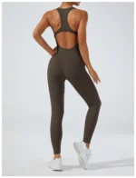 Fashion Quick Dry Sports Bra Active Wear Fitness Skinny One Pieces Suit Gym Yoga Set for Women