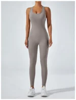 Fashion Quick Dry Sports Bra Active Wear Fitness Skinny One Pieces Suit Gym Yoga Set for Women