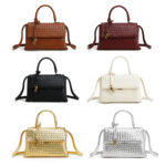 Foreign trade hot style B's classic hand-woven bag women's commuting fashion large capacity one-shoulder cross-body handheld small square bag