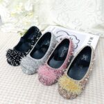 Girls Crystal Princess Shoes 2026 New Handmade Fashion Rhinestone Shoes Factory Children's Shoes Direct Sales Wholesale Summer