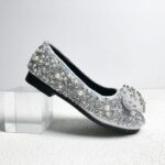 Girls Crystal Princess Shoes 2026 New Handmade Fashion Rhinestone Shoes Factory Children's Shoes Direct Sales Wholesale Summer