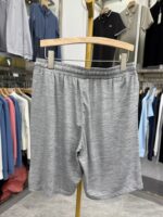 【H Family】Yutan! Simple sports style gray elastic waist drawstring three-quarter pants loose casual shorts 2Q044A