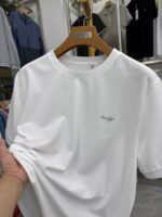 [H Home] Pique fabric! Summer cotton round neck short-sleeved T-shirt, versatile, breathable and comfortable top, simple 2Y021A