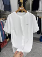 [H Home] Pique fabric! Summer cotton round neck short-sleeved T-shirt, versatile, breathable and comfortable top, simple 2Y021A