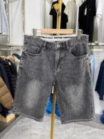 【H Home】Remove the cabinet! Denim Style Men's Black Cow Denim Shorts Casual Versatile Straight Half-Leg Pants 2W011A