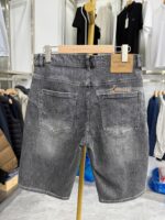 【H Home】Remove the cabinet! Denim Style Men's Black Cow Denim Shorts Casual Versatile Straight Half-Leg Pants 2W011A