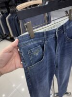 【H Series】Excess orders from counters! Spring and summer casual straight jeans for men, mid-waist trousers, versatile, comfortable and trendy men's trousers