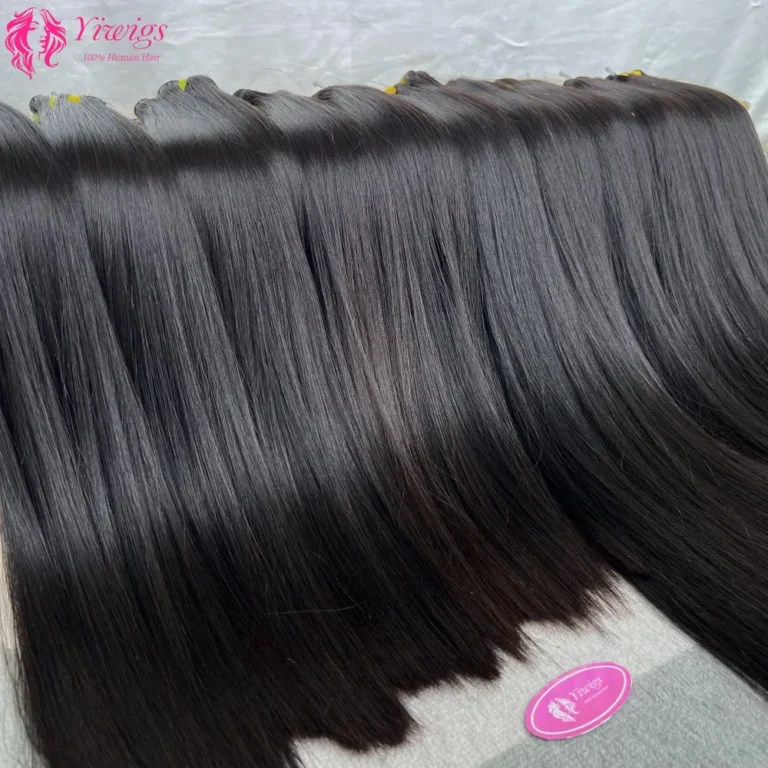 High-Quaility 12A Grade 100 Natural Straight Human Hair Vietnamese Virgin Double Drawn Human Hair Bundles