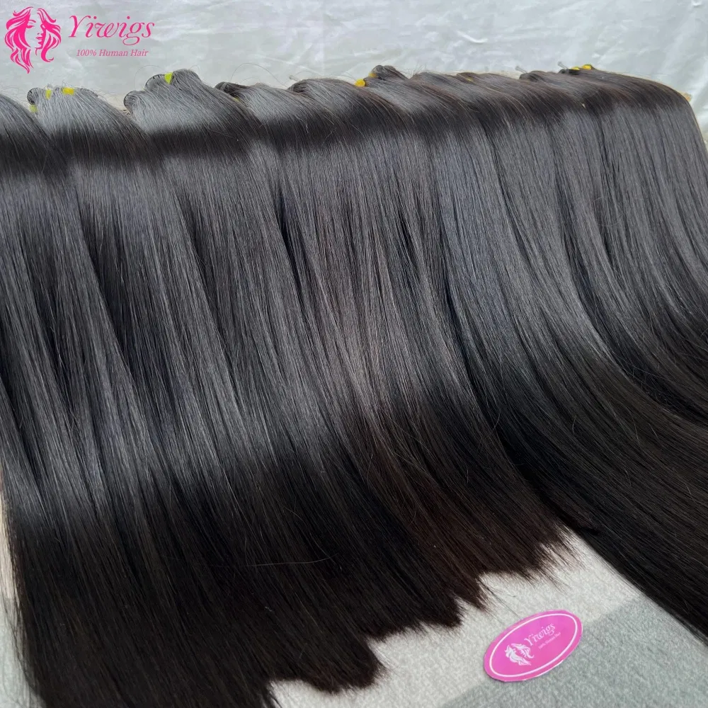 High-Quaility 12A Grade 100 Natural Straight Human Hair Vietnamese Virgin Double Drawn Human Hair Bundles High-Quaility 12A Grade 100 Natural Straight Human Hair Vietnamese Virgin Double Drawn Human Hair Bundles