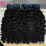 High-Quaility 15A Grade Brazilian Cuticle Aligned Human Hair Extension 100 Virgin Natural Burmese Curly Human Hair Bundles