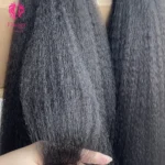 High Quality 15A Raw Kinky Straight Hair Bundles Unprocessed Cuticle Aligned Raw Virgin Hair Bundles