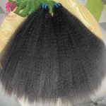 High Quality 15A Raw Kinky Straight Hair Bundles Unprocessed Cuticle Aligned Raw Virgin Hair Bundles