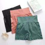 High Waist Sports Women's Fitness Shorts Seamless Thin Sports Shorts Women's Cycling Jogging Fitness