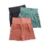 High Waist Sports Women's Fitness Shorts Seamless Thin Sports Shorts Women's Cycling Jogging Fitness