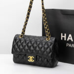 Hong Kong counter authentic 2026 new genuine leather cf chain bag small fragrance style shoulder crossbody bag fashionable and versatile bag