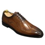 [Hot Item] F97-C1 Vintage Embroidery Shoes Men Size 46 Chaussures Nouveau Modle 2024 En Cuir