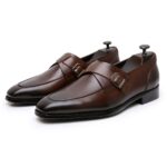[Hot Item] Factory Wholesale Classic Monk Strap Leather Derby Shoes for Office Wedding Party Shoes Men