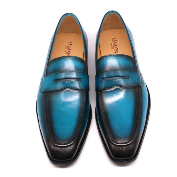 [Hot Item] New Selling Superior Quality Slip on Brown Fur Loafers Luxury Designer Men Shoes