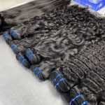 Human hair wig loose deep wave bundles hair curtain ladies humanhair foreign trade wig available