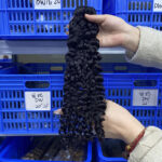 Human hair wigs Burmese curls bundles human hair European and American hair cross-border long curly hair
