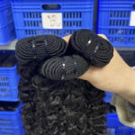 Human hair wigs Burmese curls bundles human hair European and American hair cross-border long curly hair