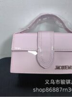 JACQUEMU's new patent leather French niche designer versatile handbag single shoulder small square bag crossbody women's bag