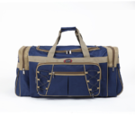 Large Capacity Waterproof Oxford Gym Duffle Bag, Multi-Pocket Sports Travel Tote with Shoe Compartment