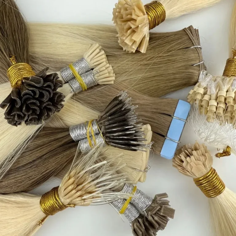 Luxurious Quality Hair Extension Products, Raw/Virgin Hair, Smooth and Silky Texture, Keratin Layers Perfectly Aligned, Human Hair, Flat Tip Hair, Tape Hair.