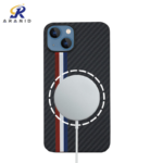Luxury Black for iPhone 13 Mini Aramid Fiber Phone Case Carbon Case Mobile Phone Accessories