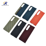 Luxury Customized Logo Multi Color Carbon Aramid Fiber Case for Samsung Fold 4