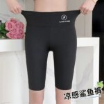 M/L/XL High-waisted Bottoming Trousers Five-minute Shorts Female External Wear Hip Lifting Tight High Elasticity Yoga Trousers