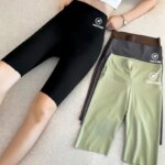 M-XL Women Sports Shorts Summer Thin Workout Tights For Women Cycling Jogging Fitness High Waist Push Up Gym Yoga Short Leggings