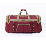 Men Women Oxford Travel Bag, Breathable Waterproof Sports Duffel, Reinforced Handle, Elastic Band Design