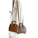 Mini goat pattern first-layer cowhide shell bag genuine leather cross-body small bag fashion bowling bag versatile handbag