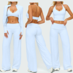 New Arrival Fashion Fitness Workout Set High Stretchy Spandex Yoga Set with Jacket Sport Clothes for Gym Wear Women