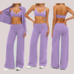New Arrival Fashion Fitness Workout Set High Stretchy Spandex Yoga Set with Jacket Sport Clothes for Gym Wear Women