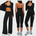New Arrival Fashion Fitness Workout Set High Stretchy Spandex Yoga Set with Jacket Sport Clothes for Gym Wear Women