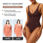 New Listing Zip-up Going out Outfits Firm Control Body Shaper for Women, Premium One-Piece Shapewear Bodysuit with Snap Button Closure at Crotch
