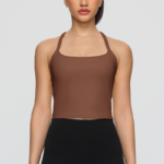 New Premium Activewear Camisole Racer Back Sports Tanks with Removable Pads, Breathable Running Fitness Outfits Gym Clothes Sleeveless Cami Tops for Women