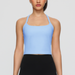New Premium Activewear Camisole Racer Back Sports Tanks with Removable Pads, Breathable Running Fitness Outfits Gym Clothes Sleeveless Cami Tops for Women