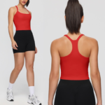 New Premium Activewear Camisole Racer Back Sports Tanks with Removable Pads, Breathable Running Fitness Outfits Gym Clothes Sleeveless Cami Tops for Women