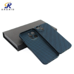 OEM Customized Mobile Case Cell Phone Accessory Extra-Thin Aramid Fiber Phone Case for iPhone 13 Mini