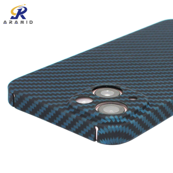 OEM Customized Mobile Case Cell Phone Accessory Extra-Thin Aramid Fiber Phone Case for iPhone 13 Mini