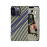 OEM Latest Lightweight Purple Streaks Trending Phone Accessories Phone Mobile Cover for iPhone 15 PRO Max Case