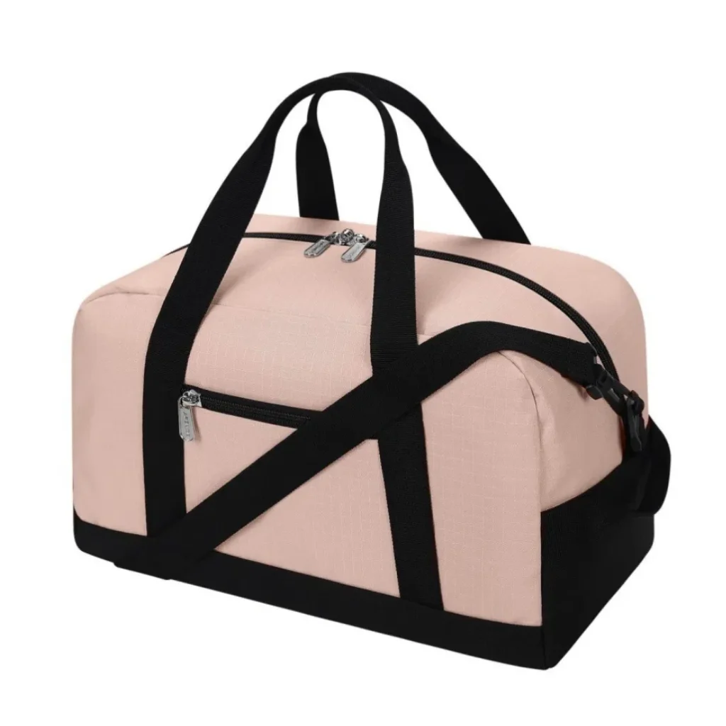 Portable Polyester Tote Bag for Travel, Stylish Handbag and Shoulder Bag Design